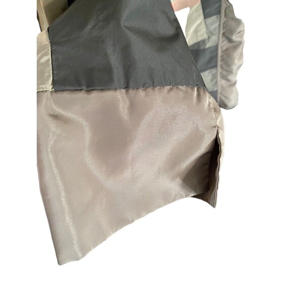 Raincoat Dorman Fashions Hooded Plaid Sz M Zip Snap Closure Pockets Stripes Read - Picture 5 of 13